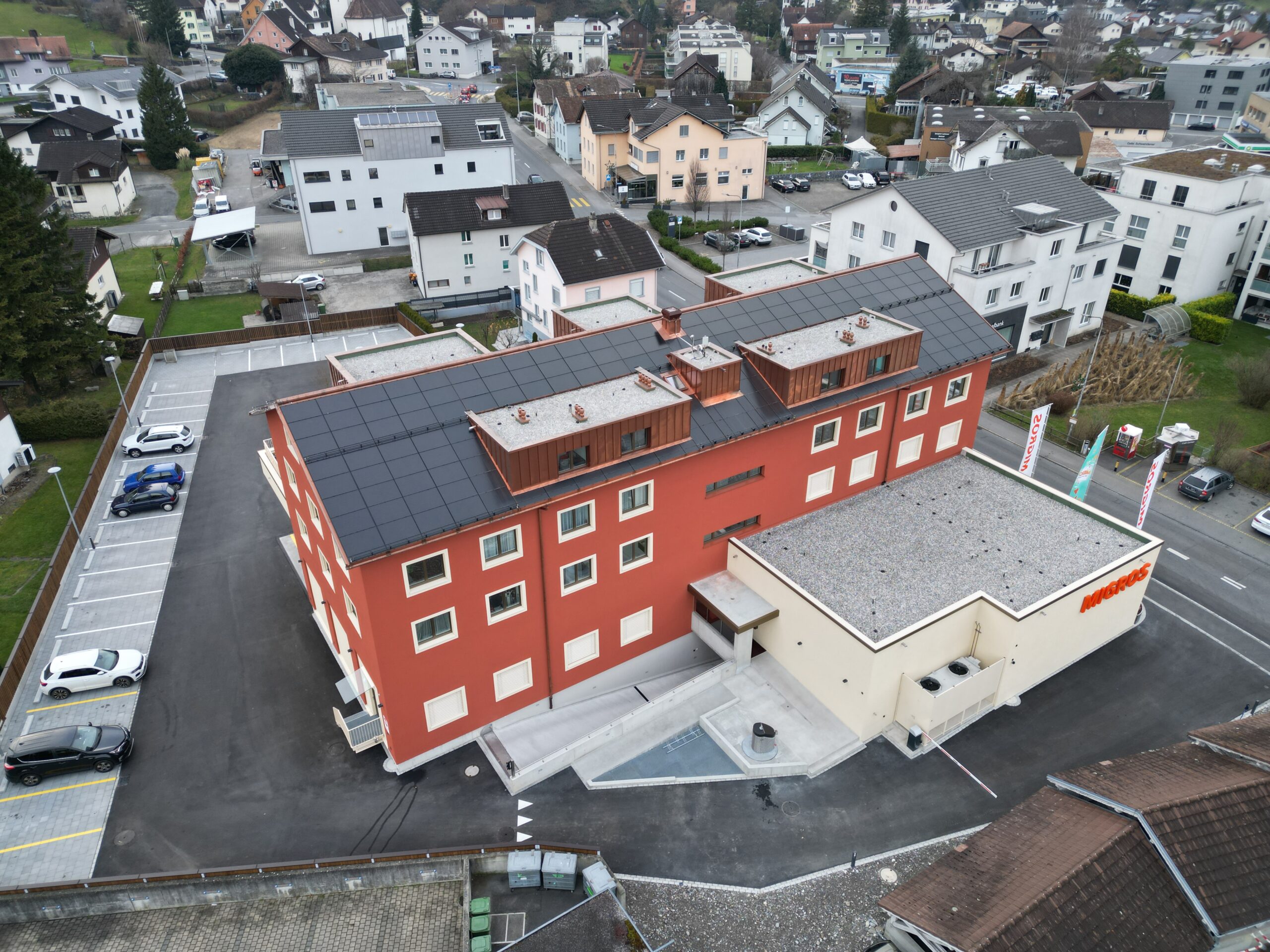 Wohn- und Geschäftshaus Migros, Sevelen